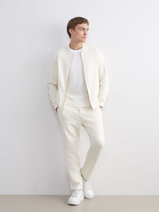 Standart Kal?p Uzun Kollu Erkek Kolej Ceket