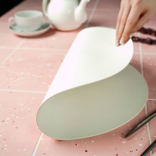 Цена за 12 шт. Салфетка сервировочная на стол Тэм, d=35 см, цвет белый - Simaland фото 4