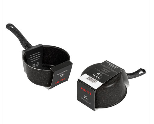 Кастрюля (ковш) 1,5 л., 160 мм, 1 руч., б/кр, а/п. Easy Stone. Алюминий марки А5 6116152