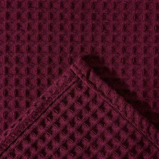 Полотенце вафельное Этель 70*140 см. цв.темная сирень, 100% хл, пл 240 г/м2  фото 3