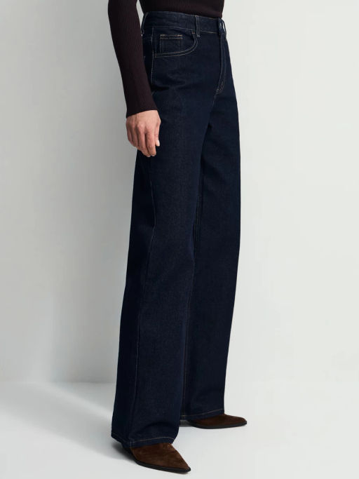 Джинсы wide leg с высокой посадкой / Zarina фото 3