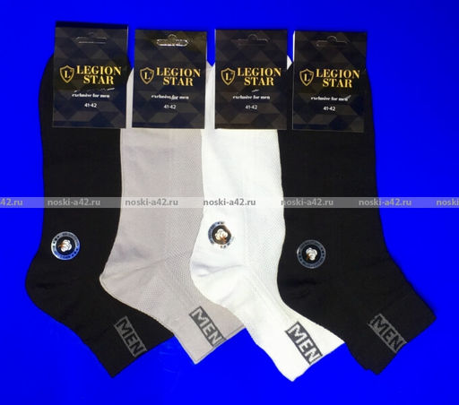 Цена за 10 пар. Легион носки мужские синие 29  фото 36
