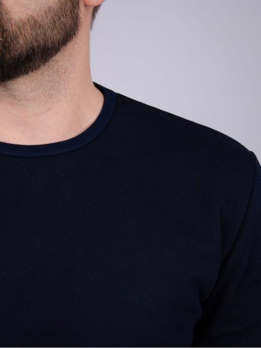 Нательное белье НБМ-2 синий, футер начес - Малина фото 8