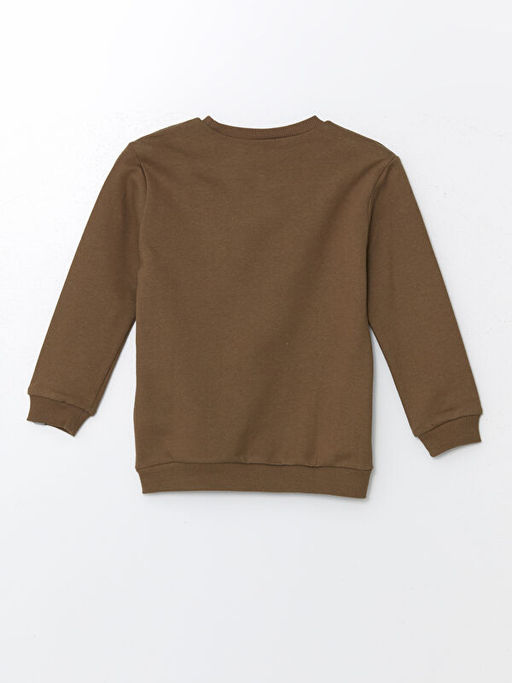 Bisiklet Yaka Erkek Bebek Sweatshirt - Waikiki фото 5