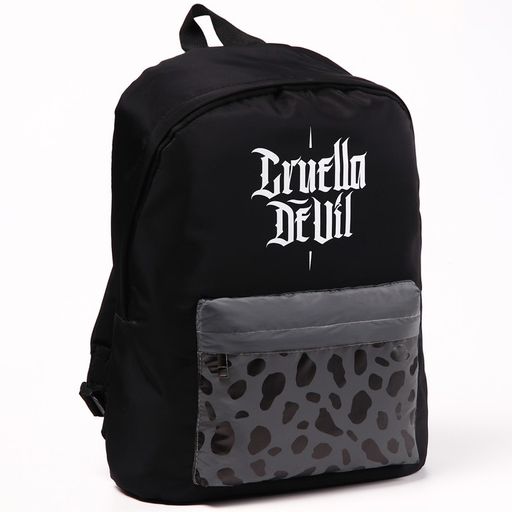 Рюкзак со светоотражающим карманом, 30 см х 15 см х 40 см Плохие девочки, Злодейки - Disney фото 2