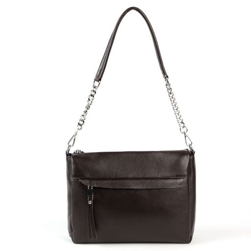 Женская кожаная сумка 1534-С Кофе - Cidirro фото 2