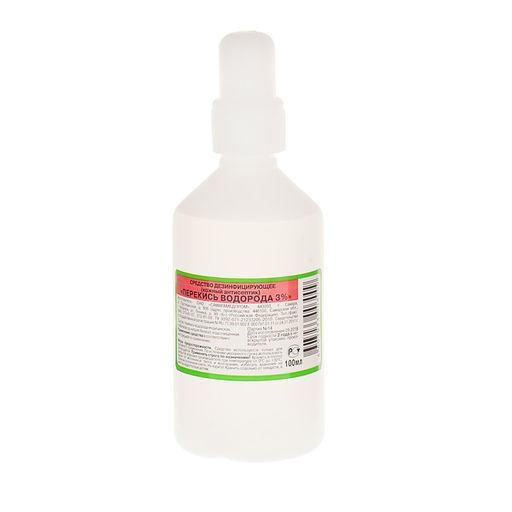 Цена за 5 шт. Перекись водорода LekSa, 3 %, 100 мл