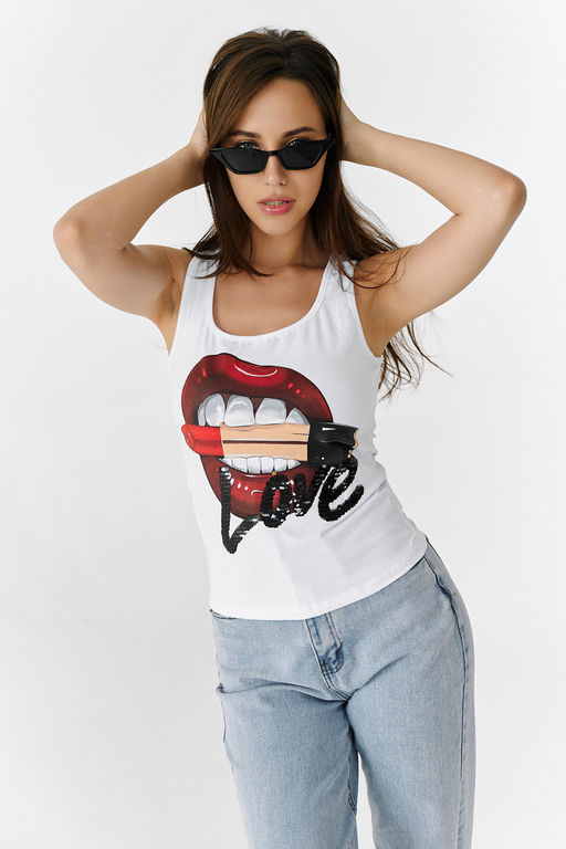 Майка Натали 7214 из хлопка с лайкрой фото 14