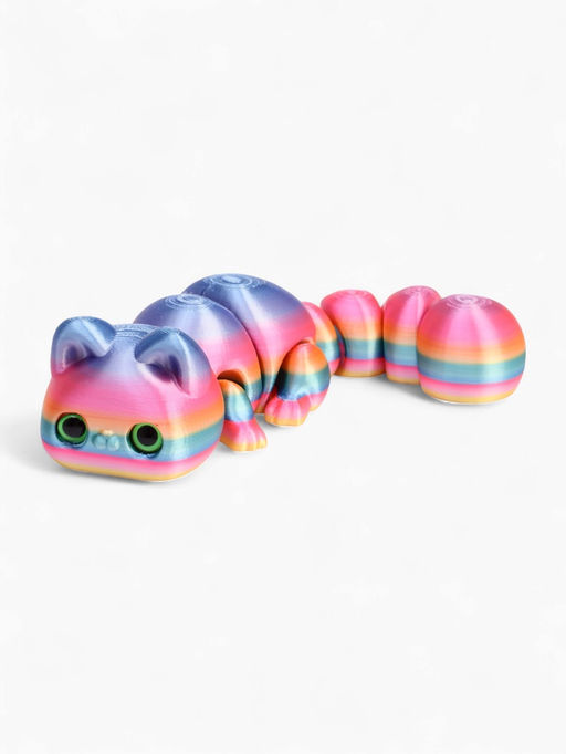3Д - печатная игрушка Кошка, подвижная, цвет МИКС - Simaland фото 10