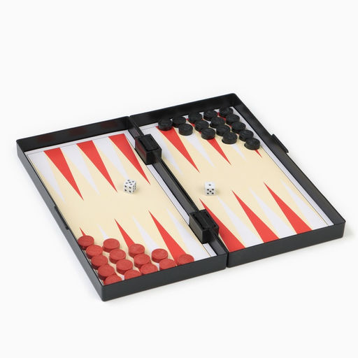 Настольная игра 3 в 1 «Зов»: нарды, шахматы, шашки, магнитная доска 19×19 см