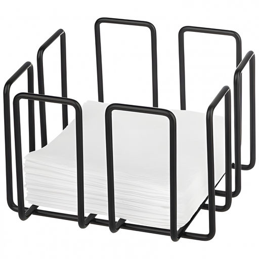 _Салфетница маленькая (13,5*13,5*9,5см) черная арт. АЛТ 417СЧ