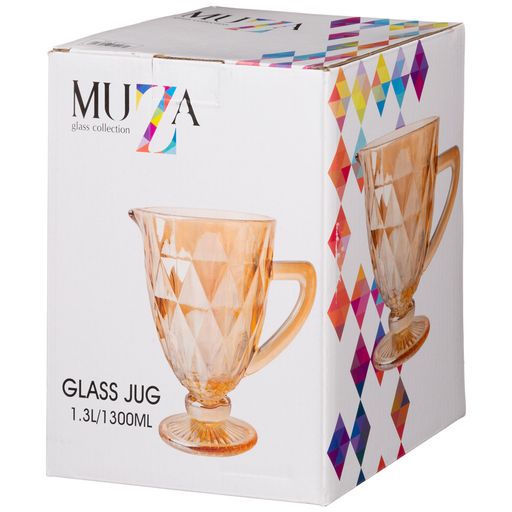 КУВШИН РОМБО 1300 МЛ. / ВЫСОТА=20 СМ. (КОР=12ШТ.) - Lefard фото 2