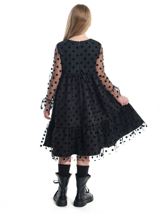 Платье для девочки праздничное нарядная форма детская одежда UD 7850 черный - Mini maxi фото 3