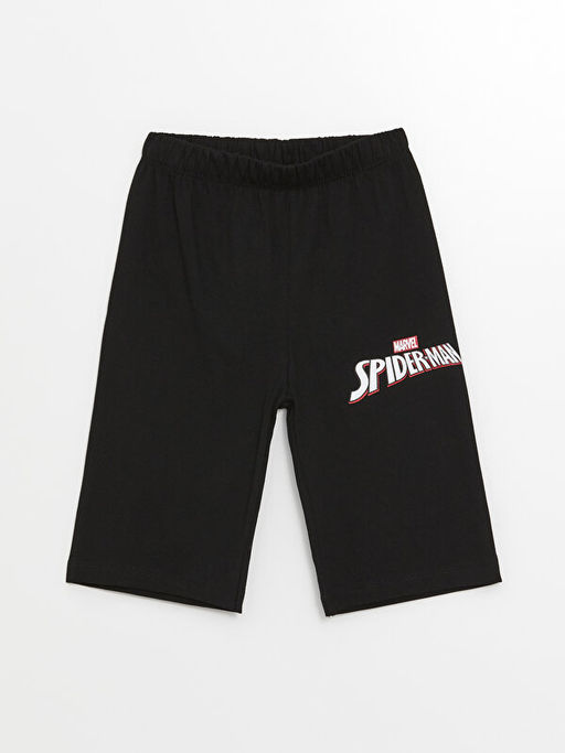 Beli Lastikli Spiderman Bask?l? Erkek ?ocuk Pijama ?ort - Waikiki фото 3