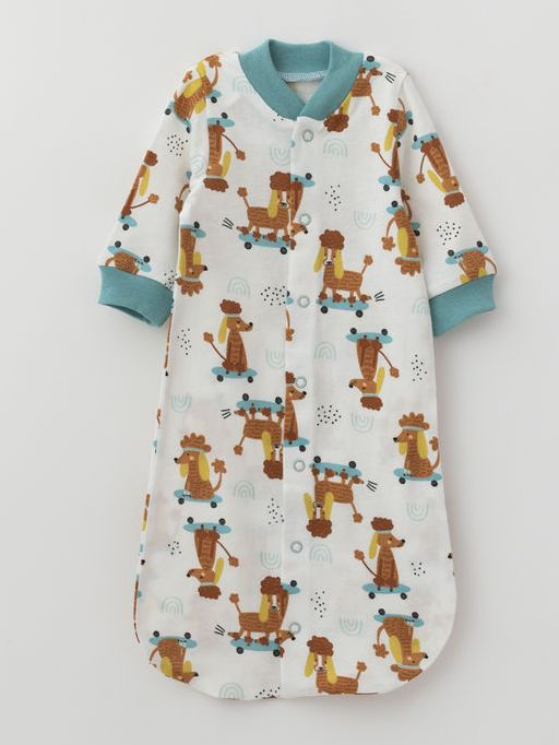 Комбинезон конверт для малыша, синий/радуга - Lesi kids фото 16