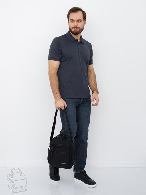 Сумка мужская 53280 black Aotian в Новосибирске