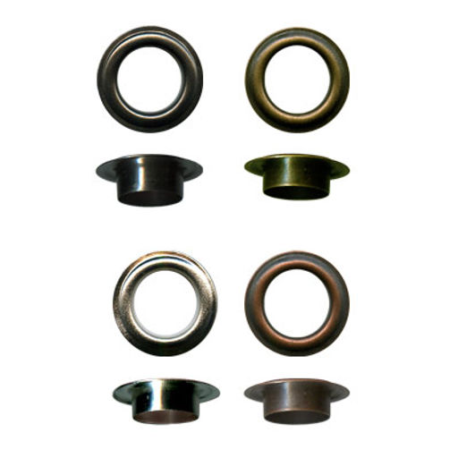 Micron VK-10 Блочка d 10 мм 100 шт №20 под черный никель (без лакового покрытия)