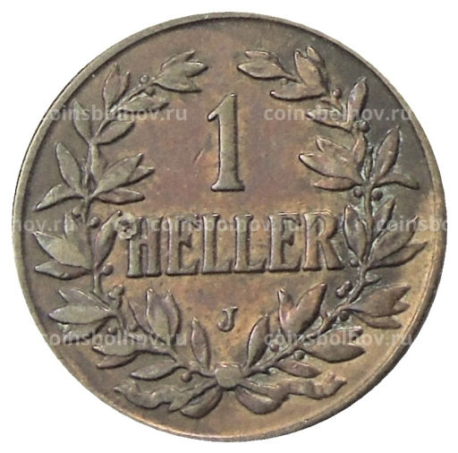 1 геллер 1907 года J Германская Восточная Африка