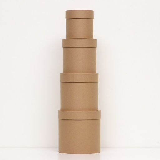 Набор коробок 4в1 Крафт однотонный, 20 х 20 см - 15х 15 см - UPAK LAND фото 2