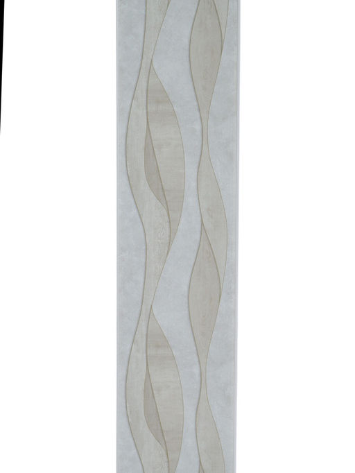 Цена за 12 шт. Стеновая панель ПВХ «Волна», 2600×250 мм, цвет бежевый/серый