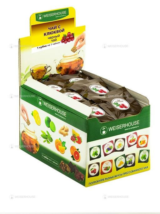 Чай с клюквой кубики 5-7 гр, ШТ 1упХ50 шт