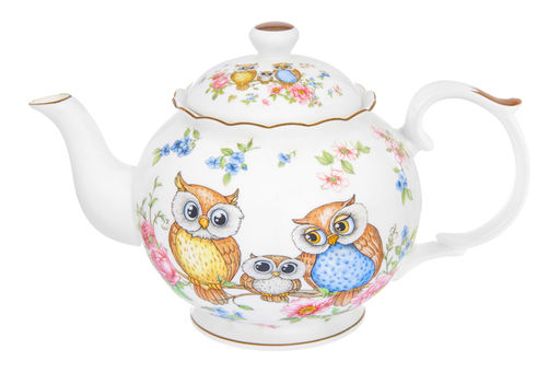 Чайник 1,1 л 24*14*15 см Совушки NEW BONE CHINA - Elan gallery фото 5