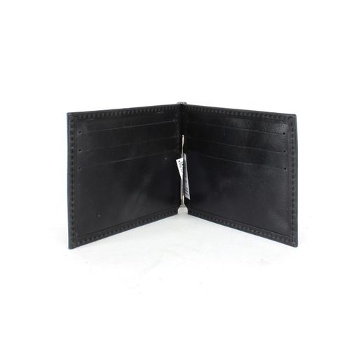 Зажим для купюр Croco-зк-301 (6 карм) натуральная кожа черный пулл-ап (254) 243966 фото 3