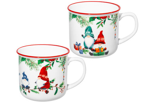 Набор 2 кружек 400 мл 12,5*9,5*8,8 см Гномики, фарфор NEW BONE CHINA - Elan gallery фото 4