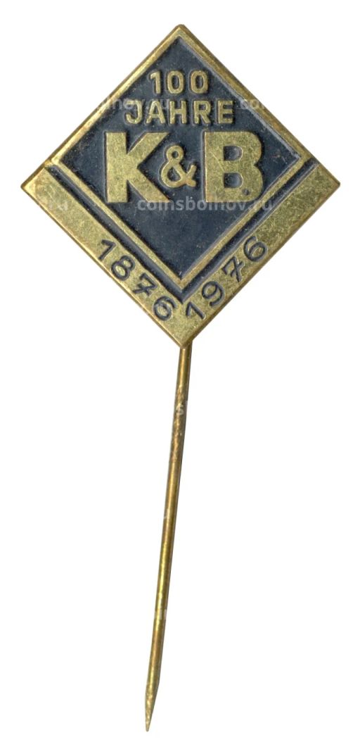 Значок 100 лет K&B