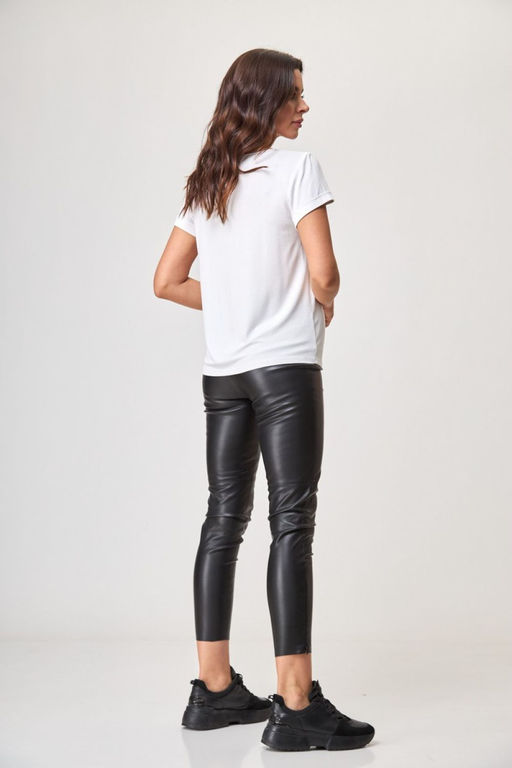 Футболка ANELLI 1015 белый, принт-  фото 3