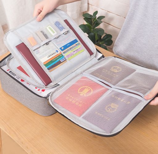 Органайзер для документов А4 (2 вставки) Серый