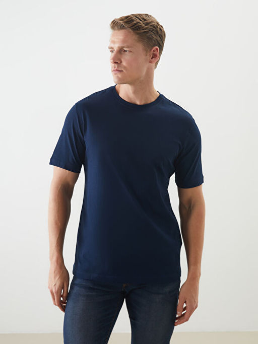 Bisiklet Yaka Penye Erkek Ti??rt