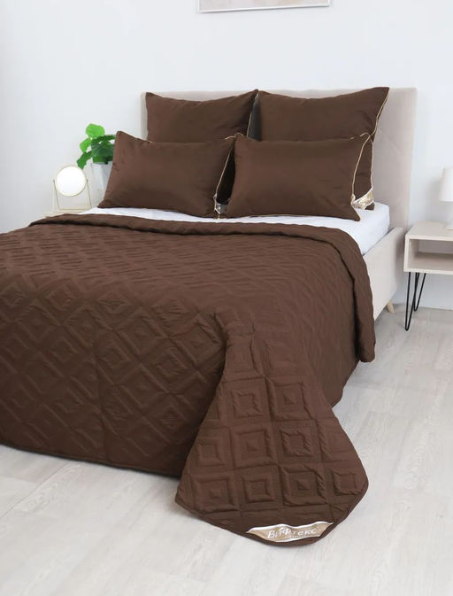 -70% Покрывало ВиФтекс Grand POKVIFG03 (Цв. Шоколад) 2 спальный