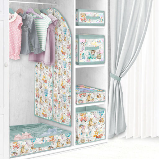 Короб стеллажный с крышкой, большой, 30*40*25 см, жёлт., ЛЮБИМЧИКИ, шт - Valiant фото 11