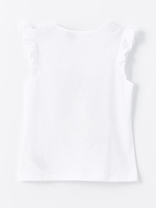 Bisiklet Yaka Bask?l? K?z ?ocuk Pijama ?st - Waikiki фото 2