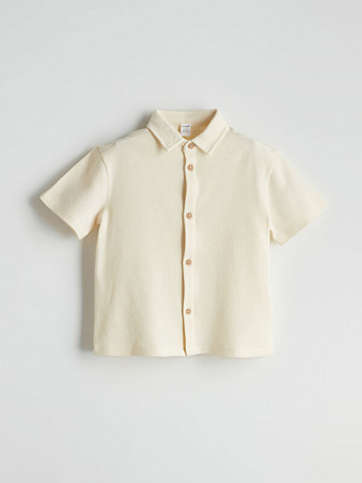 Basic Erkek ?ocuk Pamuklu G?mlek ve ?ort 2li