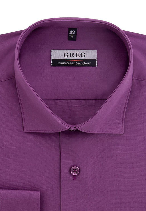 Сорочка мужская длинный рукав GREG 730/139/PL/Z  фото 10