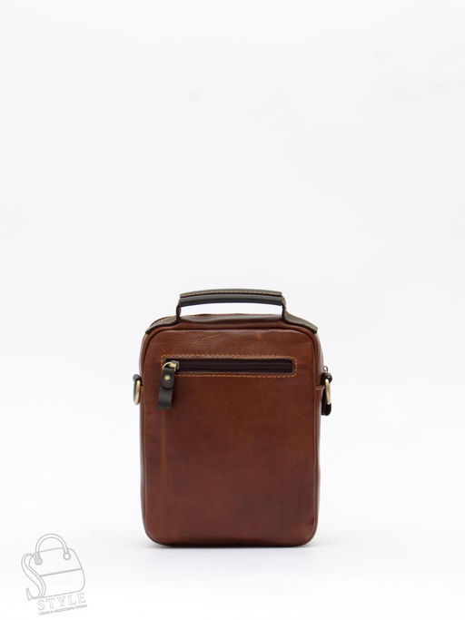 Сумка мужская кожаная 4185-2TR brown Tough Ryder