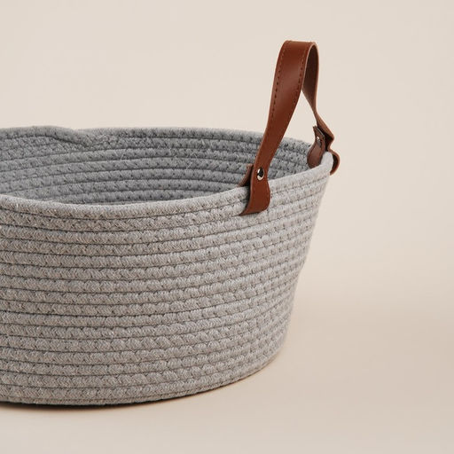 Корзина для хранения SL Home Луиза, плетёная, ручной работы, 333316 см, серая - Sima-land home фото 3