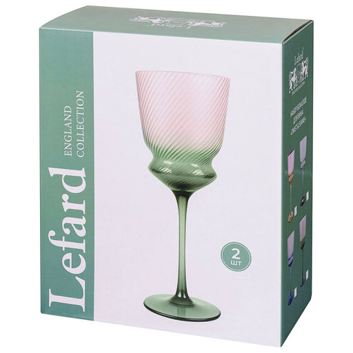 НАБОР БОКАЛОВ ДЛЯ ВИНА TWIST & SHINE PURPLE, 2 ШТ/380 МЛ - Lefard фото 3