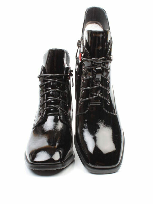 01-C1C3694-21B100M BLACK Ботинки демисезонные женские (натуральная кожа, байка) - Фабричный китай фото 31