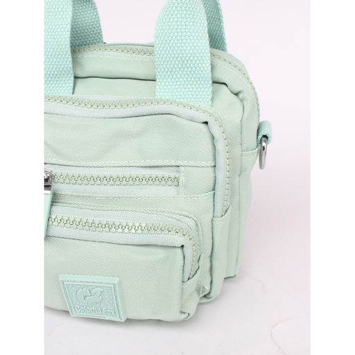 Сумка женская текстиль CF-0461, (рюкзак-change) 1отд, плечевой ремень, мята SALE 261278