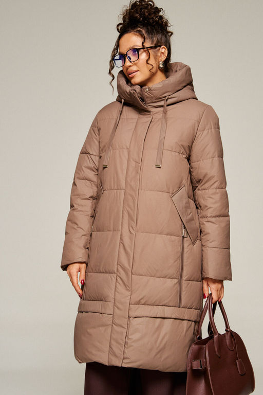 Пальто Beautiful Free 8022 какао