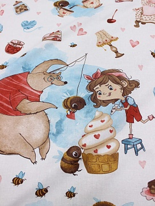 Перкаль Ароматное чаепитие, ш.1.5м, хлопок-100%, 105гр/м.кв