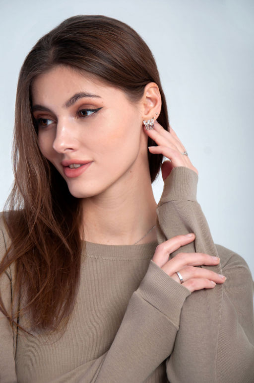 Арт. 10806/2 Пижама с брюками 42-50 (5 шт) Цвет:верх-кофе,низ-кофе