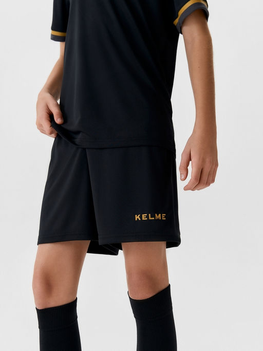 Детская футбольная форма KELME Childrens Short-sleeved Football Uniform Set Black