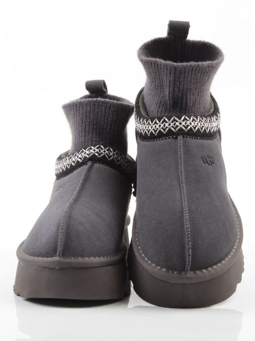 04-X-337 GRAY Угги женские (натуральная замша, 100% шерсть)