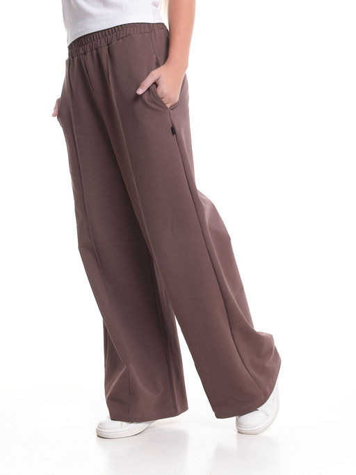 Брюки для девочки со строчкой 22-1565 шоколад - Mini maxi фото 11