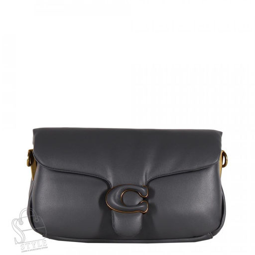 Сумка женская кожаная 86215 d.gray Polina&Eiterou/30(дефект)