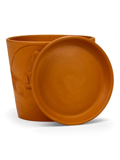 Горшок цветочный с поддоном 2,6 л, d18/h16 см терр-т керамика, "Голландия" (М)